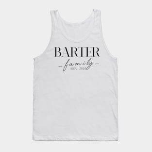 Barter Family EST. 2020, Surname, Barter Tank Top